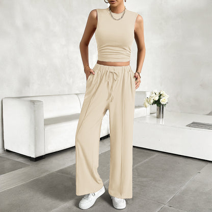 2 piece set- Pants & sleeveless top