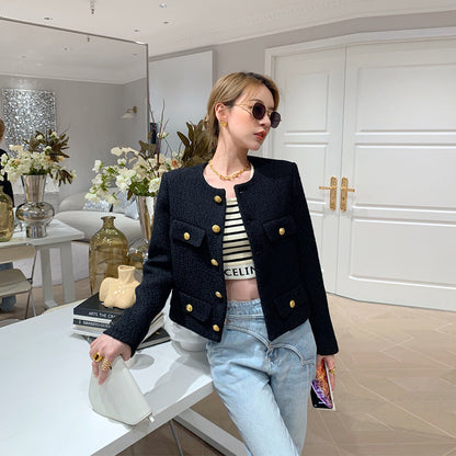 2025 European Style Tweed Short Jacket