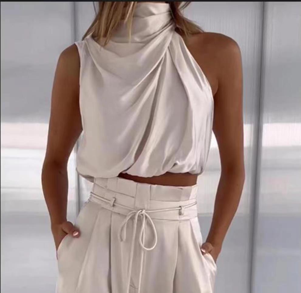 Classy versatile 2-Piece Summer Casual Sleeveless Set