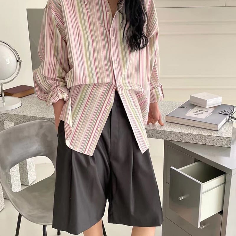 High Waist Slim Casual Bermuda for Women