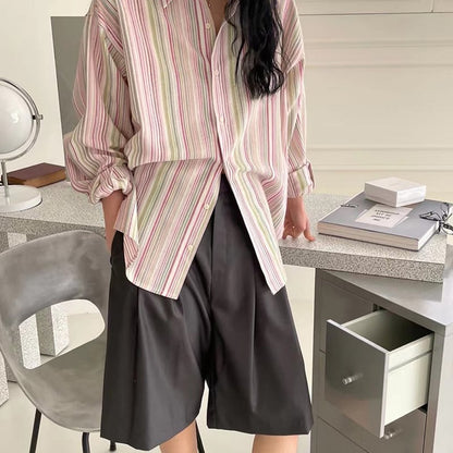 High Waist Slim Casual Bermuda for Women