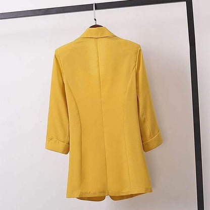 Casual Loose-Fit 3/4 sleeve Jacket for Women